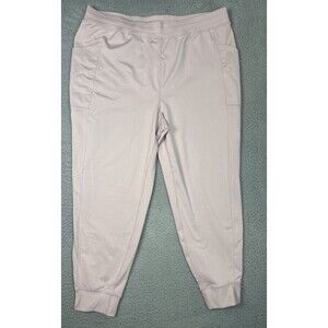 NWT Fabletics Womens XXL Mauve On The Go Cold Weather Pull-On Jogger Pants